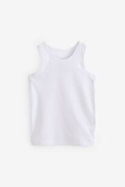 Grey Organic Cotton Vests 5 Pack (1.5-16yrs) - Image 3 of 8