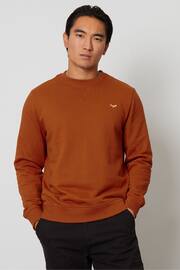 Threadbare Caramel Brown Crew Neck Sweatshirt - Image 2 of 4