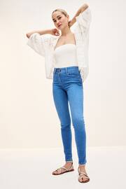 Bright Blue Lift Slim And Shape Skinny Jeans - Image 2 of 6