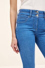 Bright Blue Lift Slim And Shape Skinny Jeans - Image 4 of 6