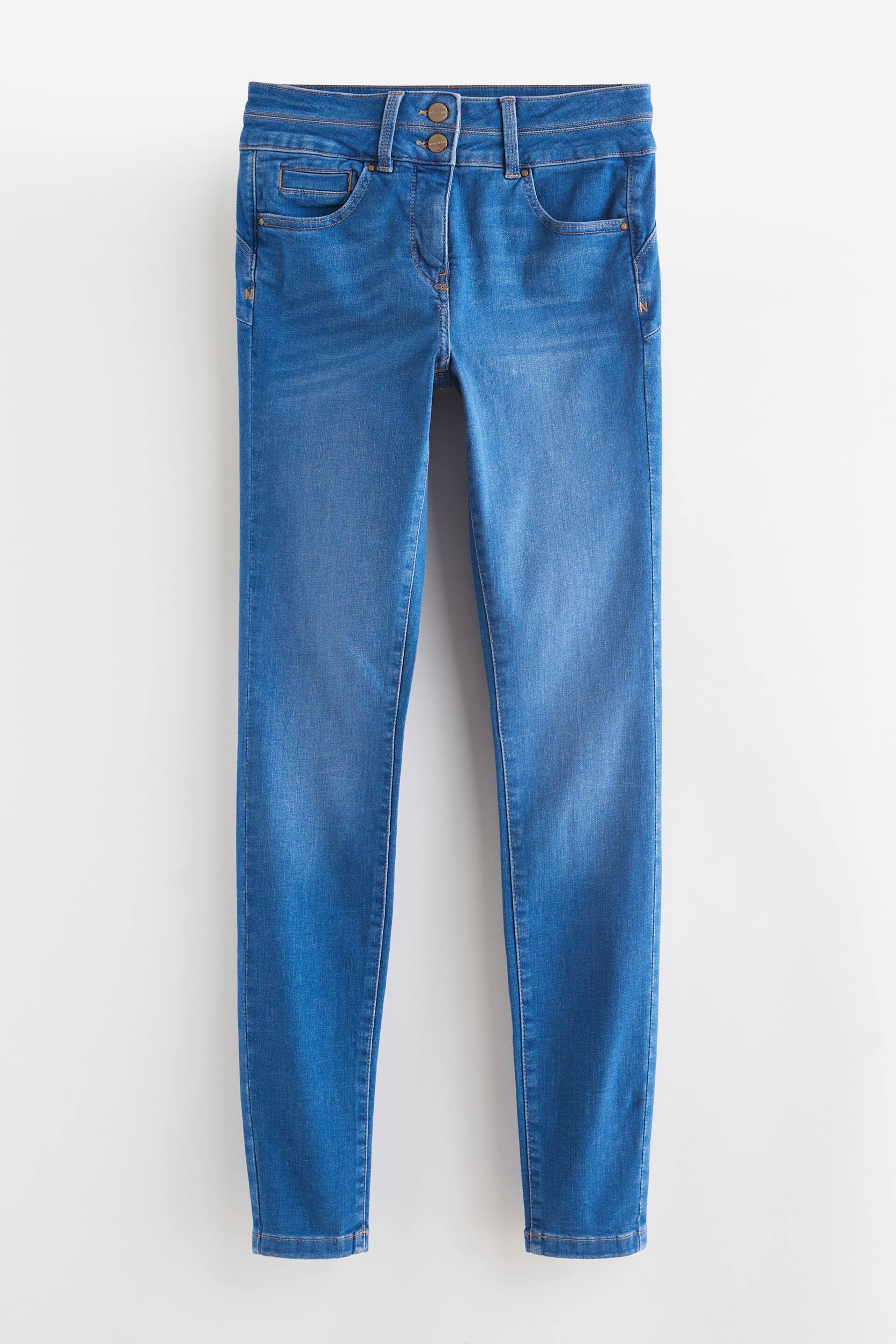 Bright Blue Lift Slim And Shape Skinny Jeans - Image 5 of 6