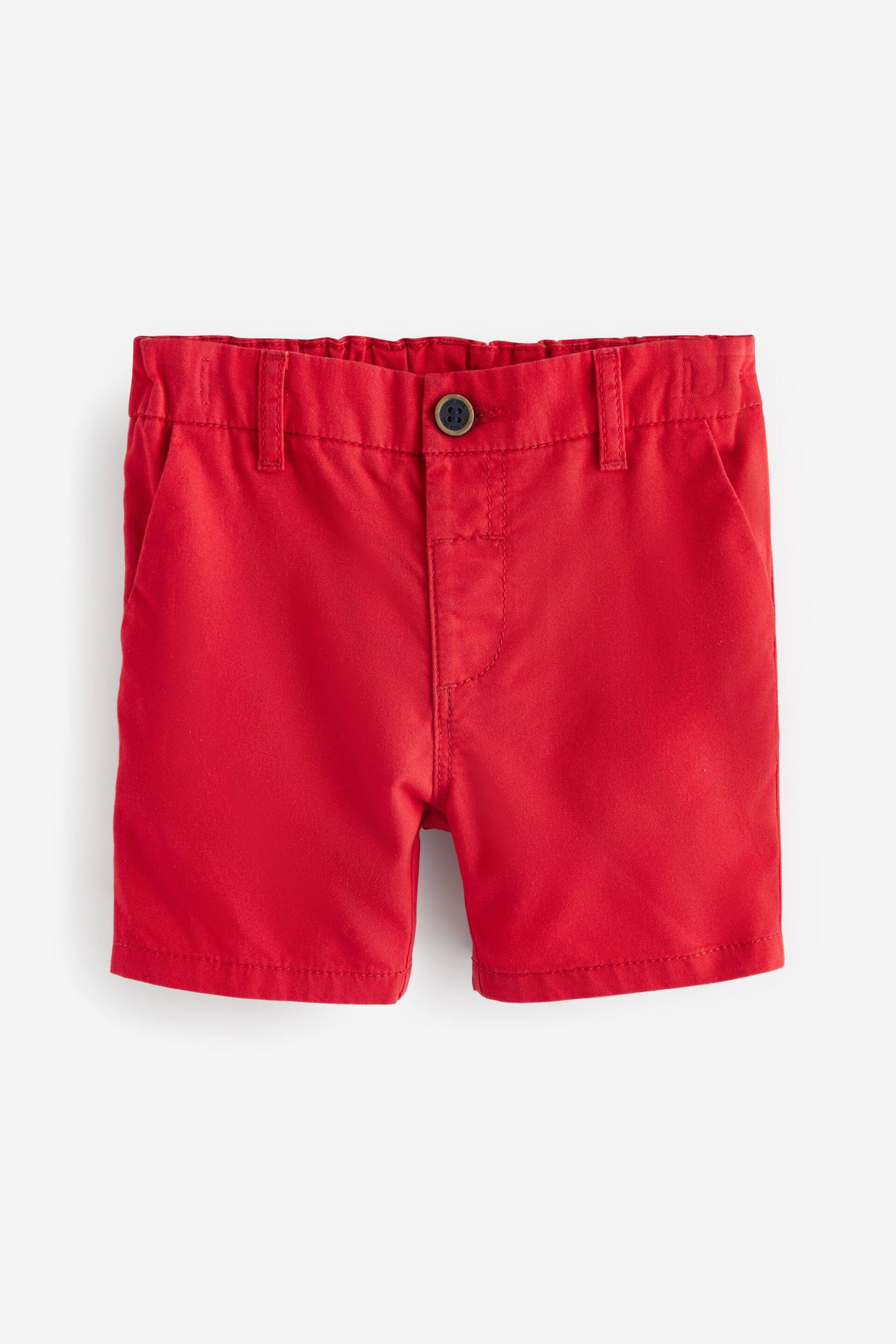 Red Chinos Shorts (3mths-7yrs) - Image 6 of 8
