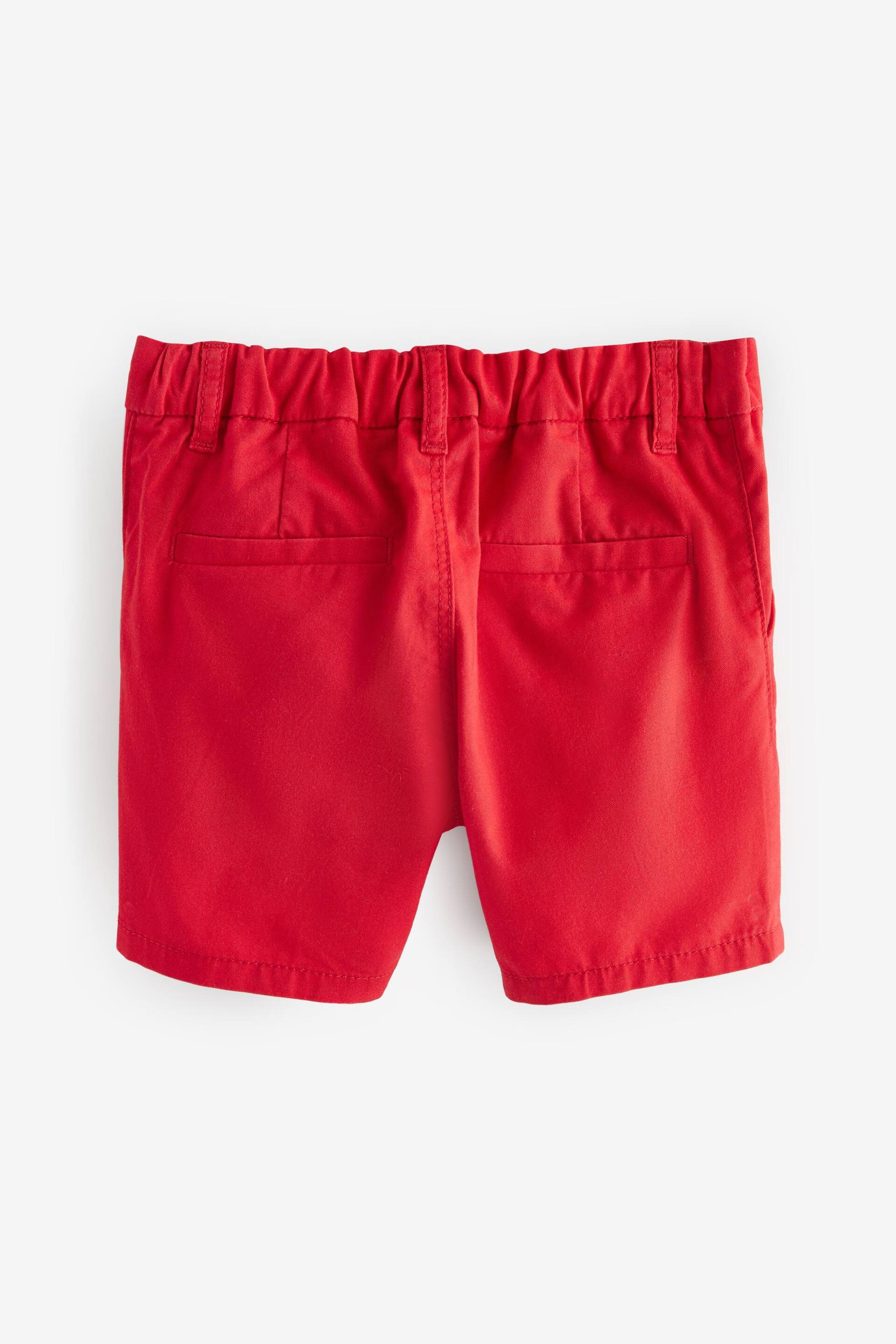 Red Chinos Shorts (3mths-7yrs) - Image 7 of 8