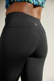 Black Next Active High Rise Sports Sculpting Leggings 2 Pack - Image 4 of 7