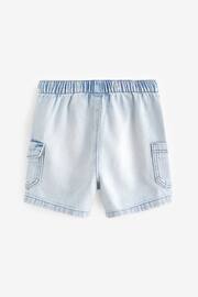 Bleach Cargo Pull-On Denim Shorts (3mths-7yrs) - Image 6 of 7