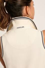 Joules Rally Cream Sleeveless Polo Shirt - Image 7 of 7
