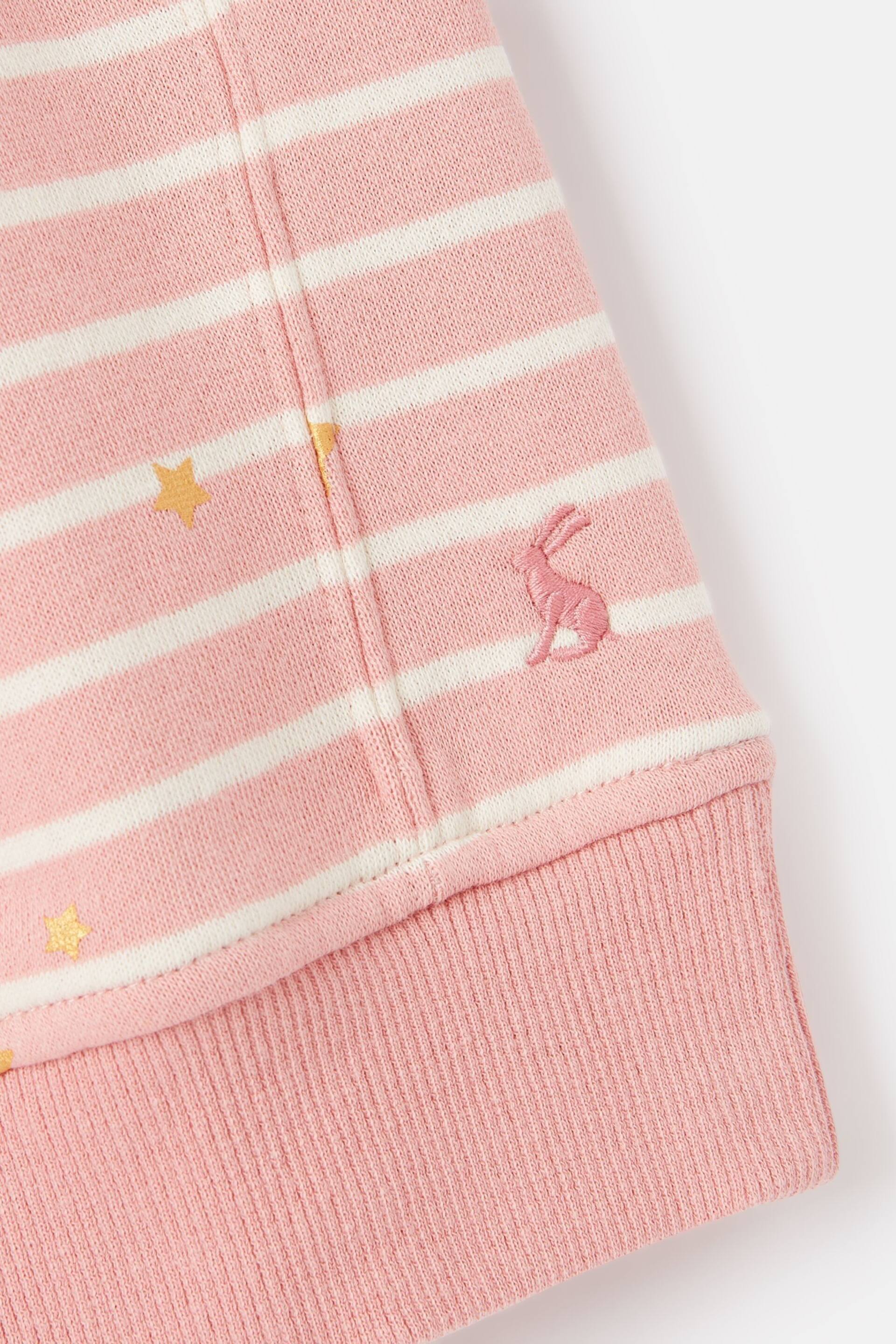 Joules Poppy Pink Striped Sweater Dress - Image 4 of 5