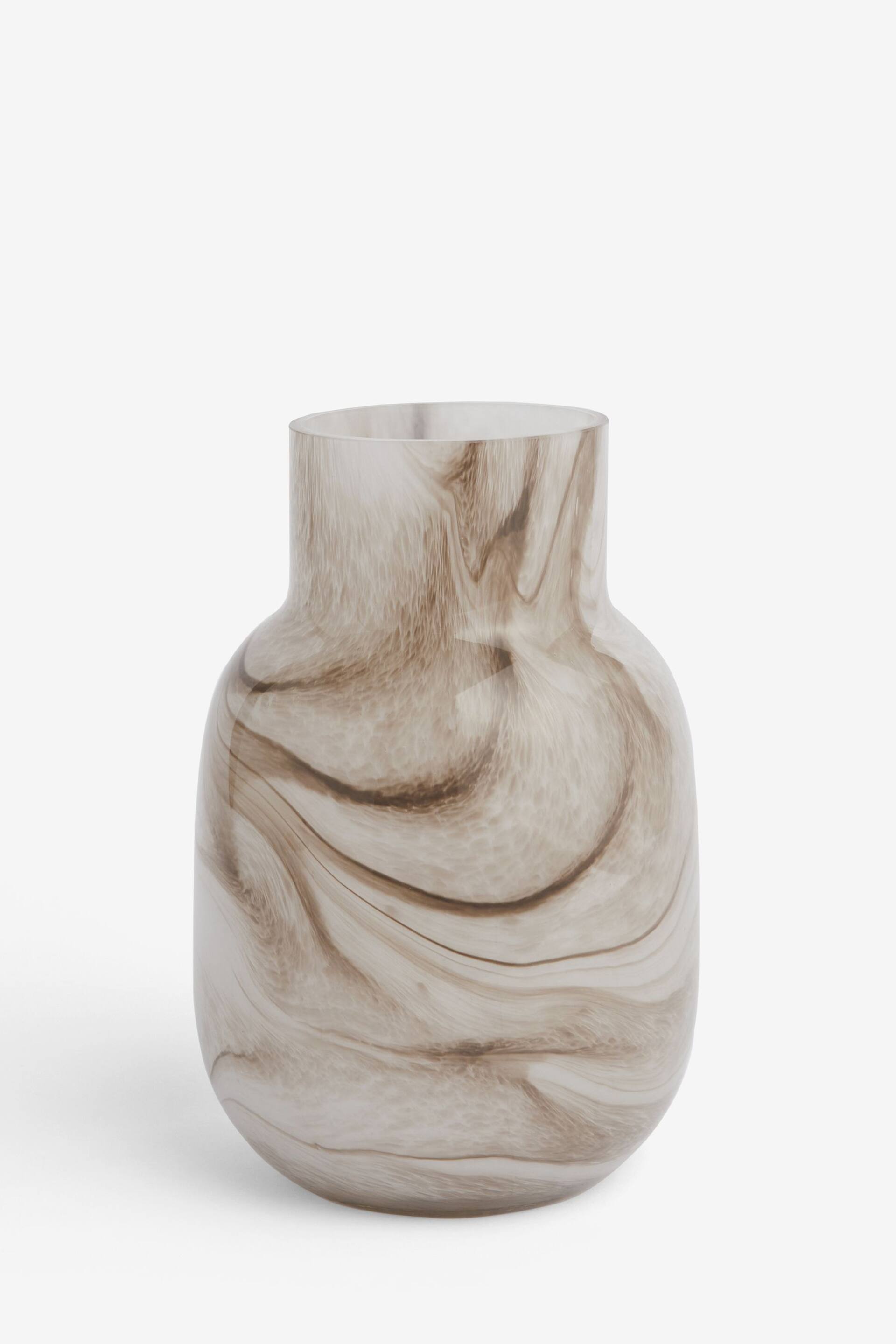 Natural Swirl Glass Vase - Image 2 of 3