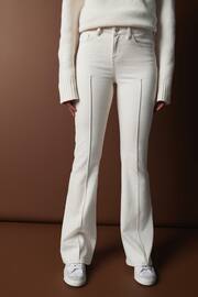 White Premium Flared Jeans - Image 2 of 8