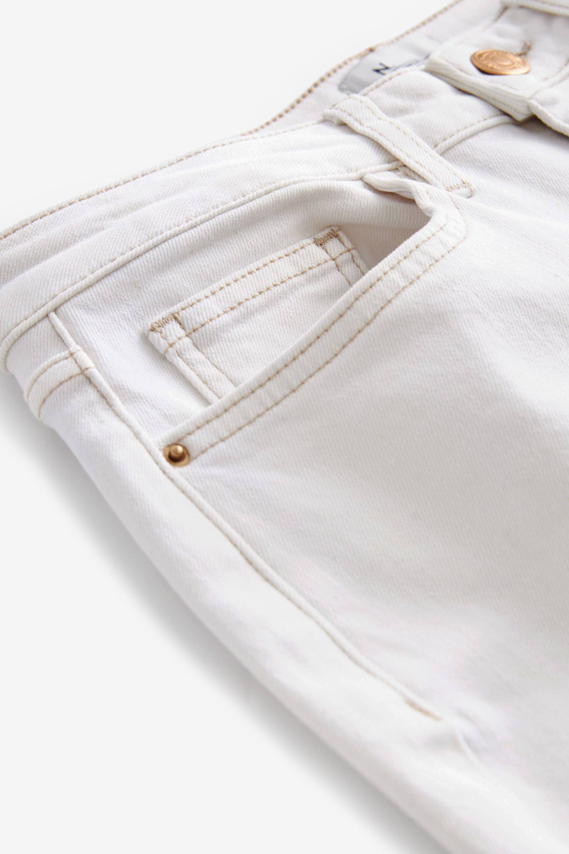 White Premium Flared Jeans - Image 5 of 8