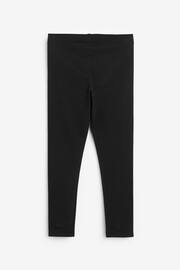 Black/Navy Blue/Grey/White Leggings 5 Pack (3-16yrs) - Image 7 of 8