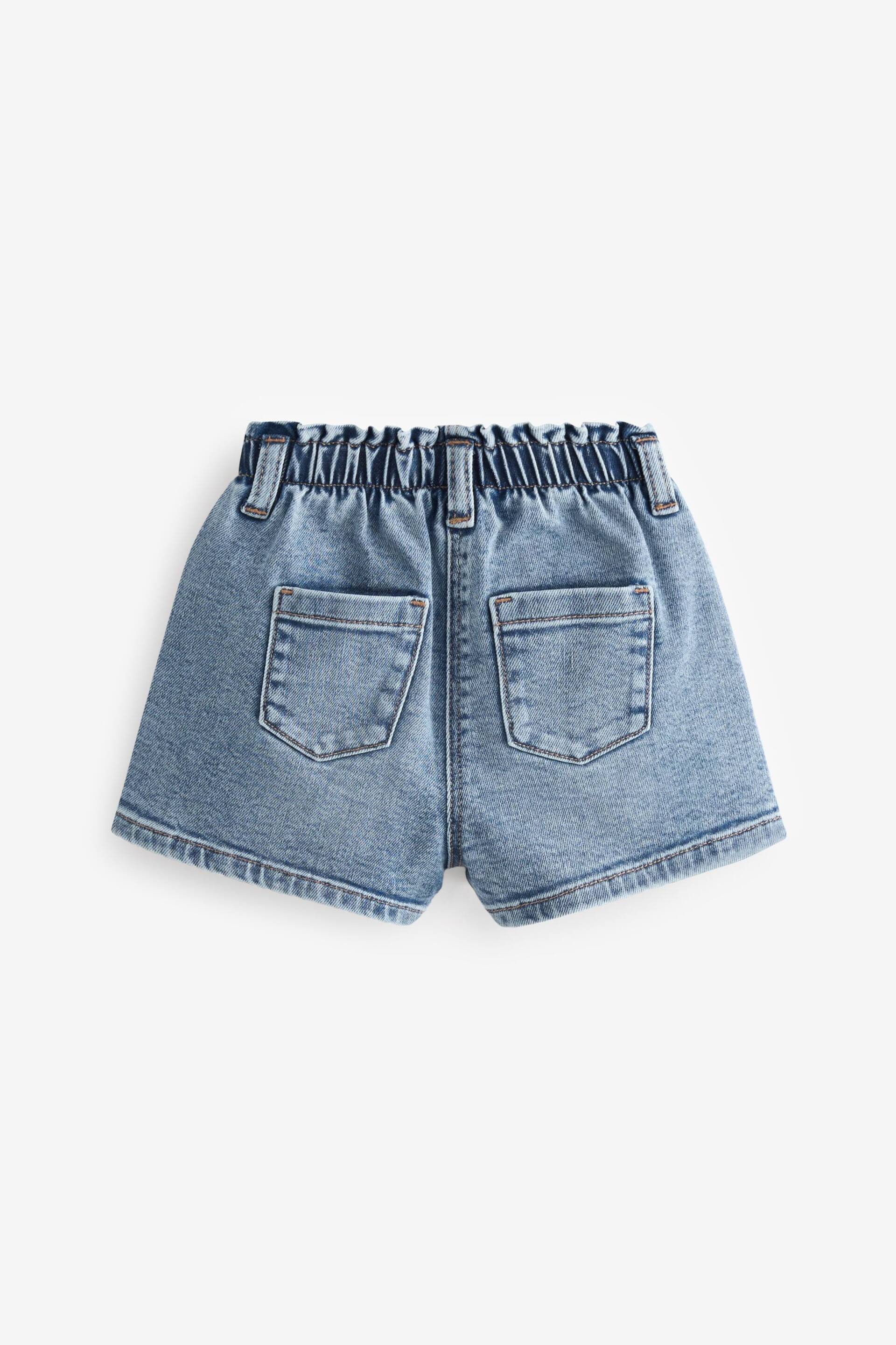 Denim Mid Wash MOM Shorts (3mths-7yrs) - Image 4 of 5