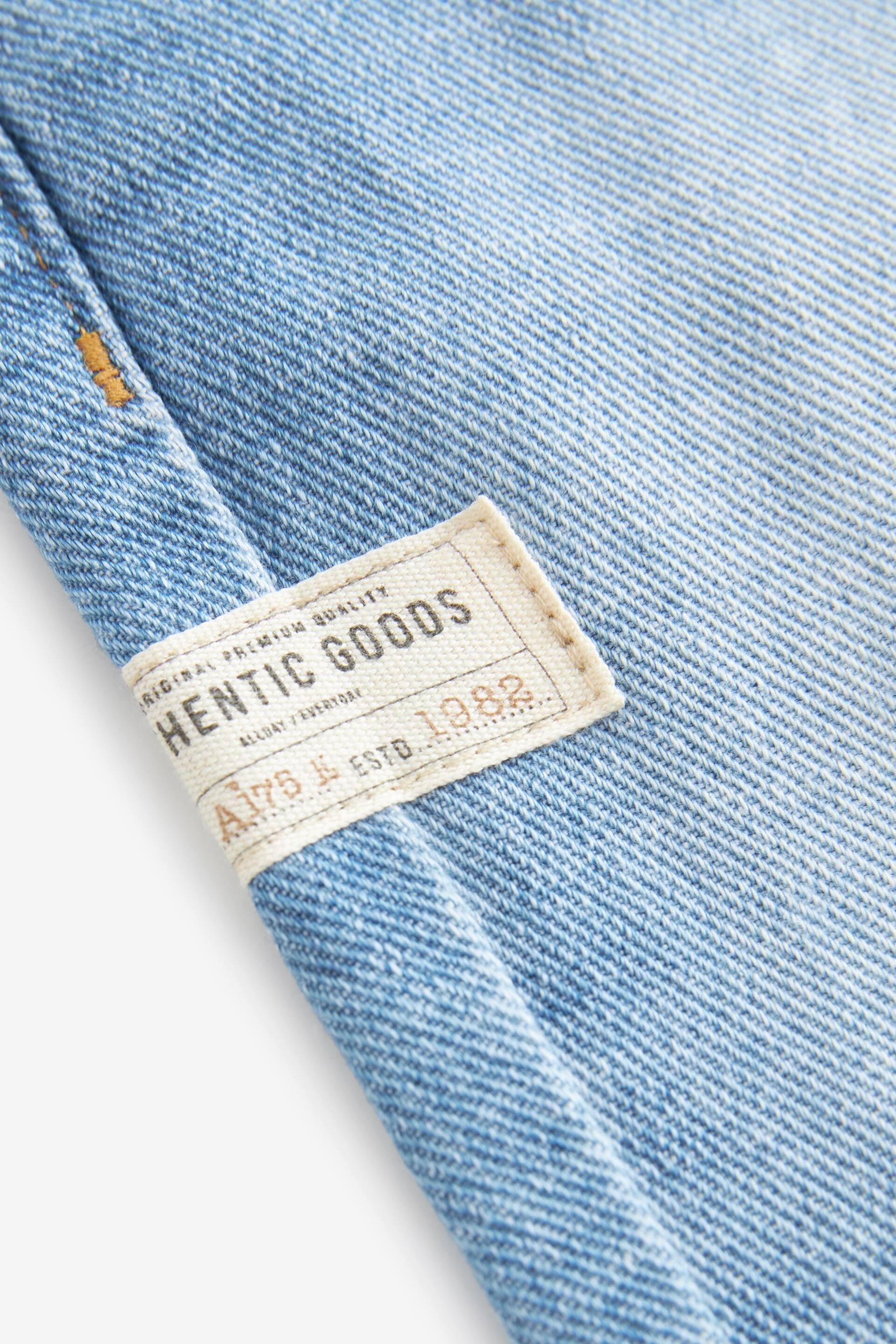 Light Blue Denim Pleat Front Jeans (3mths-7yrs) - Image 7 of 8