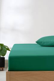 Green Deep Fitted Simply Soft Microfibre Sheet - Image 1 of 1