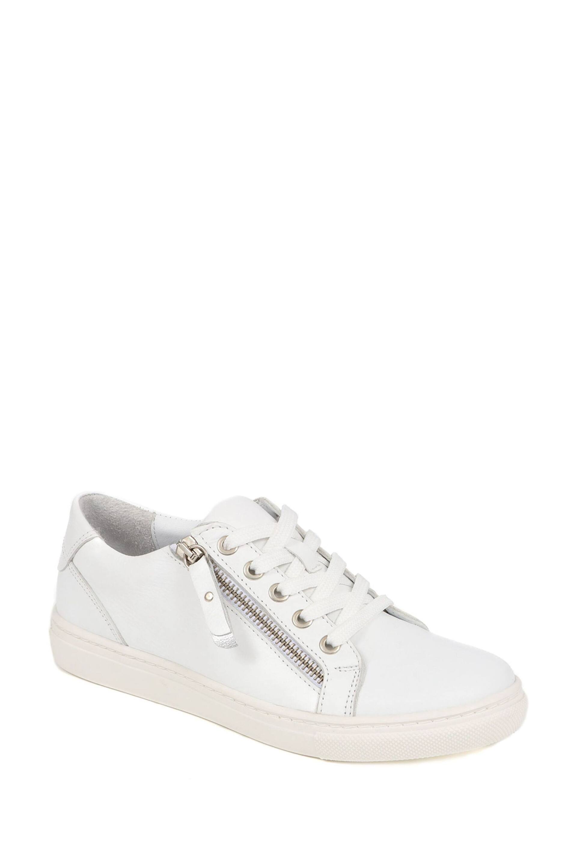 Jones Bootmaker Side Zip Ladies Casual Trainers - Image 3 of 6