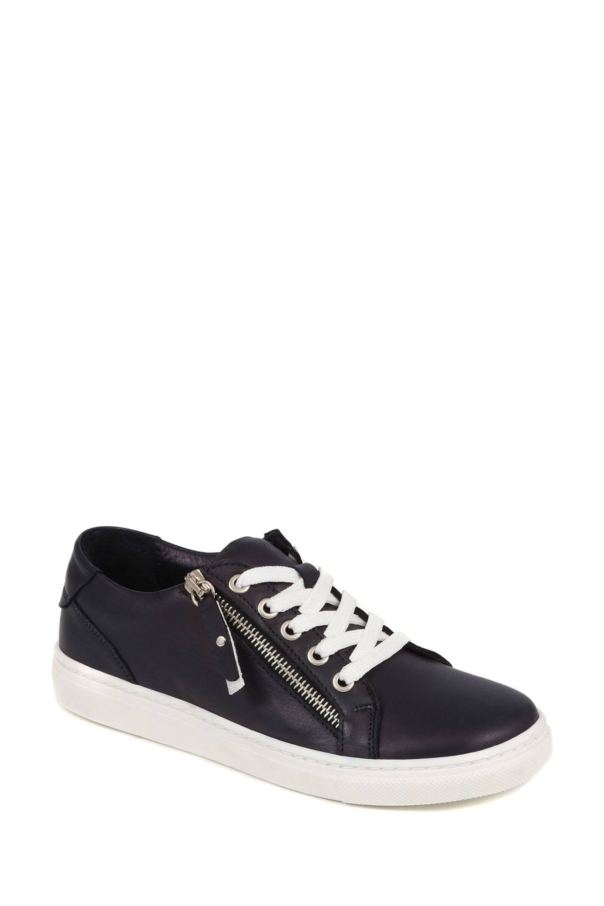 Jones Bootmaker Side Zip Ladies Casual Trainers - Image 3 of 5