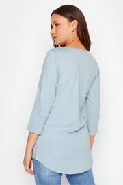 Long Tall Sally Blue Henley Top - Image 3 of 4