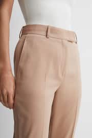 Reiss Camel Marlie Slim Fit Wool Blend Suit Trousers - Image 3 of 4
