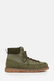 Joules Chester Khaki Green Lace Up Boots - Image 1 of 6