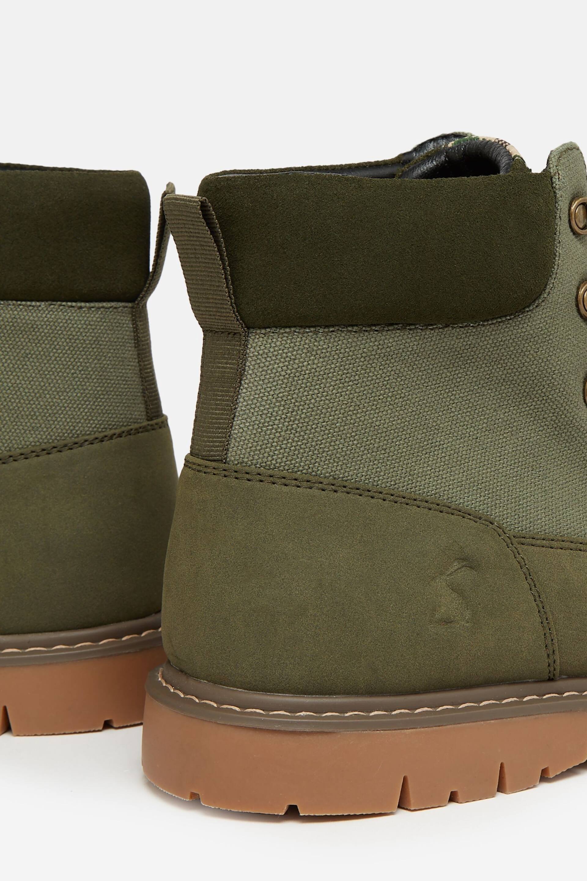 Joules Chester Khaki Green Lace Up Boots - Image 6 of 6