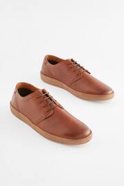 Brown Suede Derby Shoes - Image 1 of 5