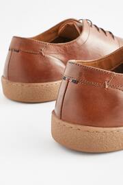 Brown Suede Derby Shoes - Image 4 of 5