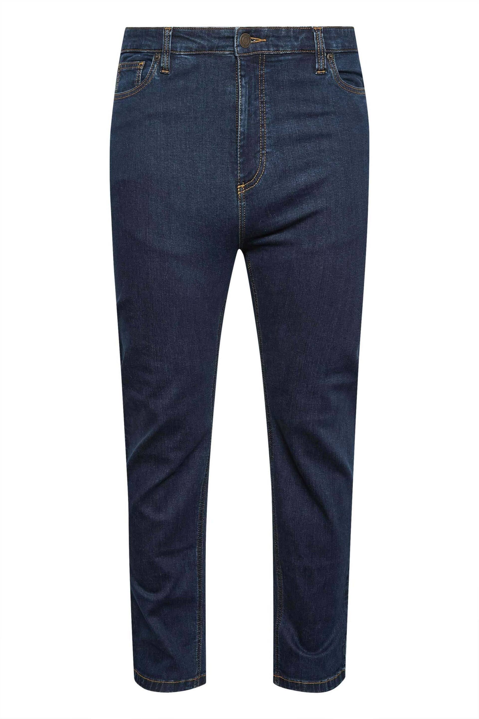 BadRhino Big & Tall Blue Stretch Leg Jeans - Image 3 of 5