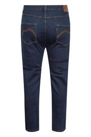 BadRhino Big & Tall Blue Stretch Leg Jeans - Image 4 of 5