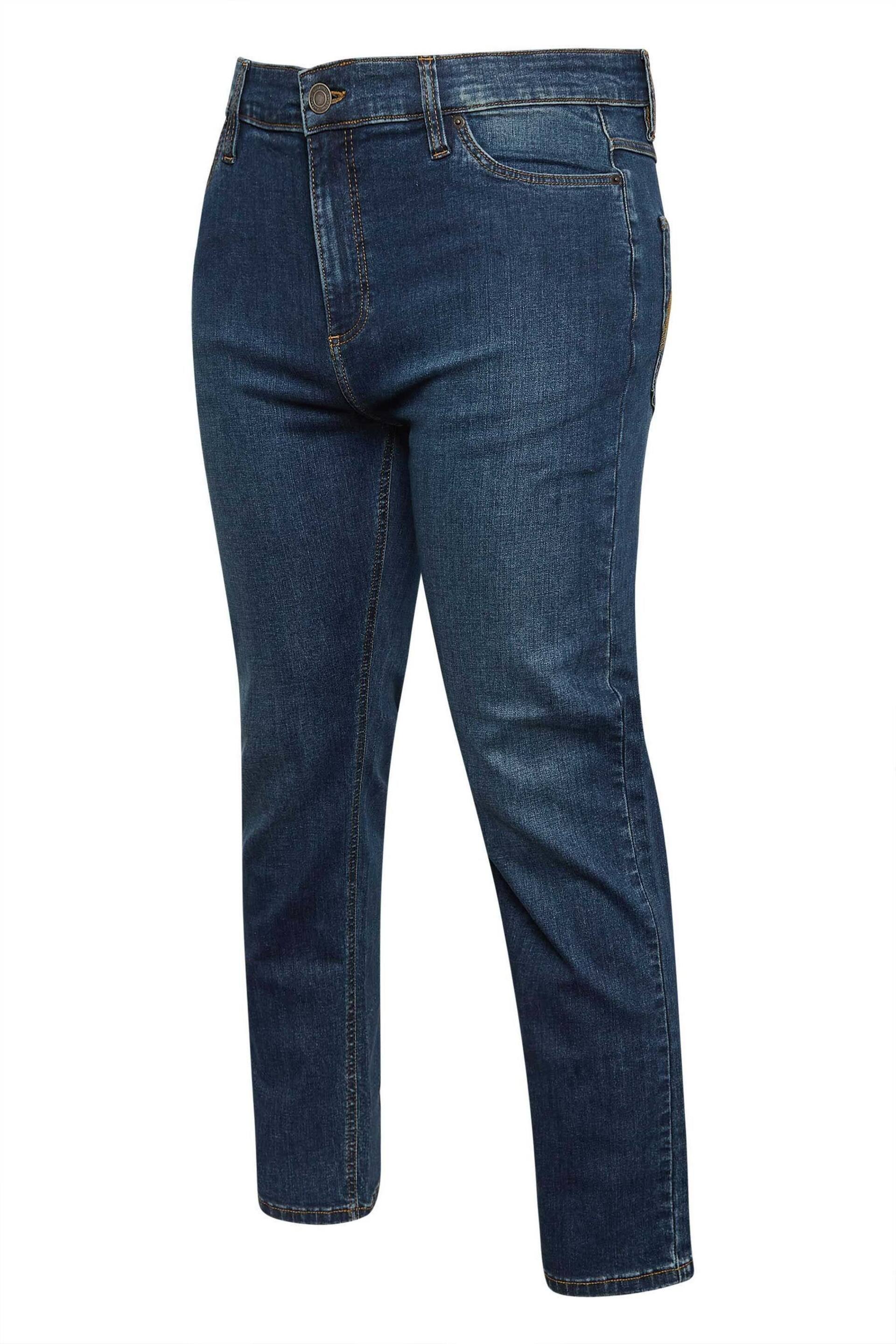 BadRhino Big & Tall Blue Stretch Leg Jeans - Image 5 of 5