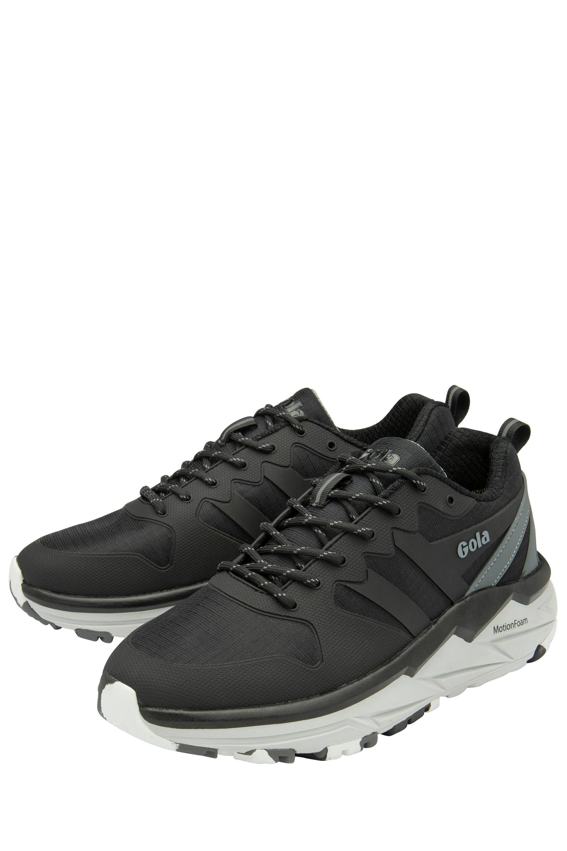 Gola Black Thunder 2 ATR Mesh Lace-Up Mens Running Trainers - Image 2 of 4