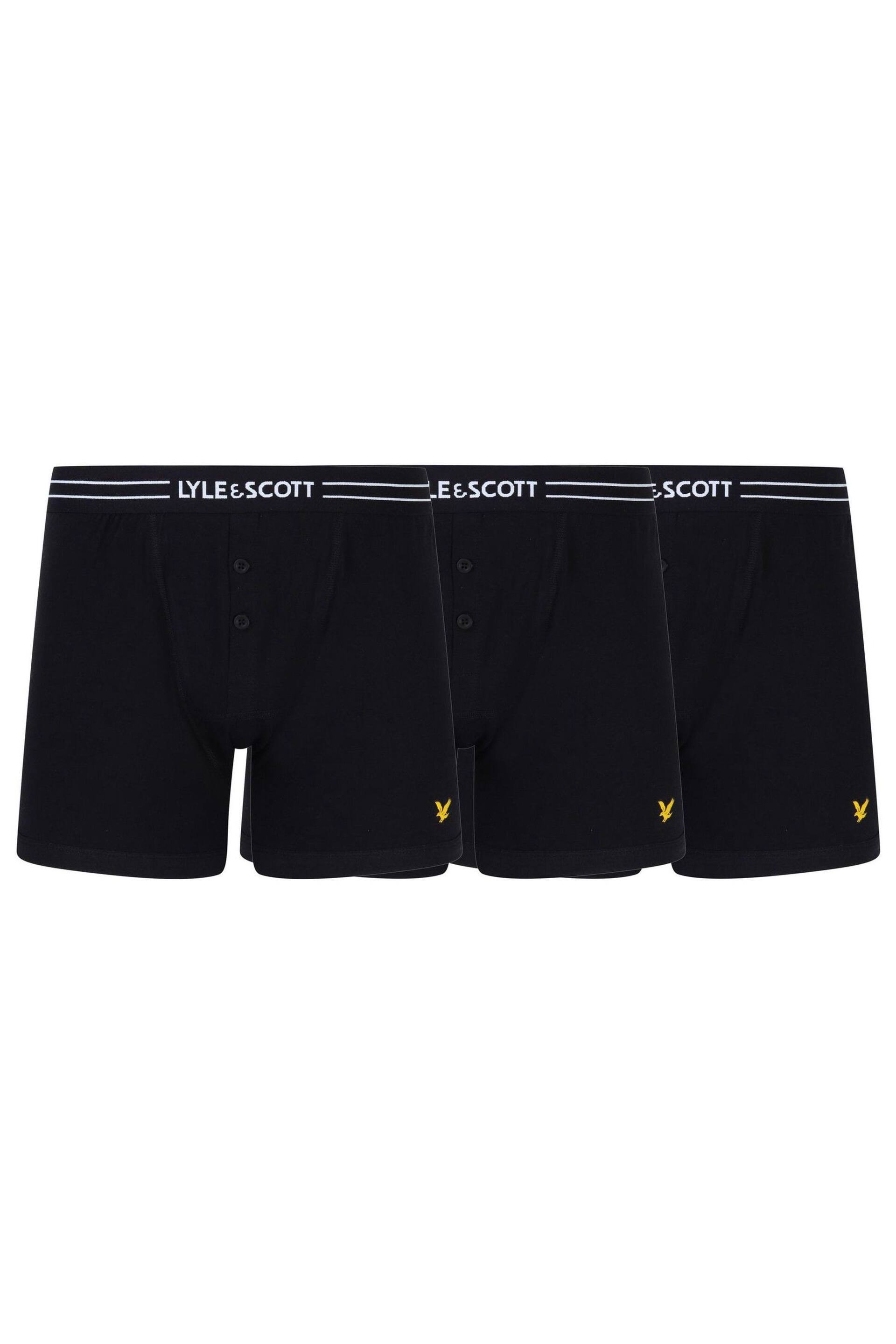 Lyle & Scott Button Fly Trunks Three Pack - Image 1 of 4