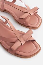 Nude Regular/Wide Fit Forever Comfort ® Leather Bow Sandals - Image 6 of 7