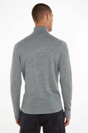 Calvin Klein Grey Merino Turtle Neck Sweater - Image 2 of 6