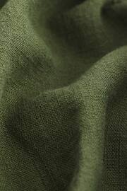 Khaki Green Linen Blend Boy Shorts - Image 6 of 6