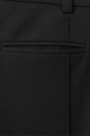 Reiss Black Claude High Rise Flared Trousers - Image 5 of 5