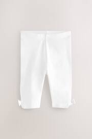 White Cropped Leggings (3mths-7yrs) - Image 2 of 4