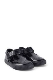 Kickers Infants Tovni Brogue T-Bar Patent Leather Shoes - Image 3 of 6