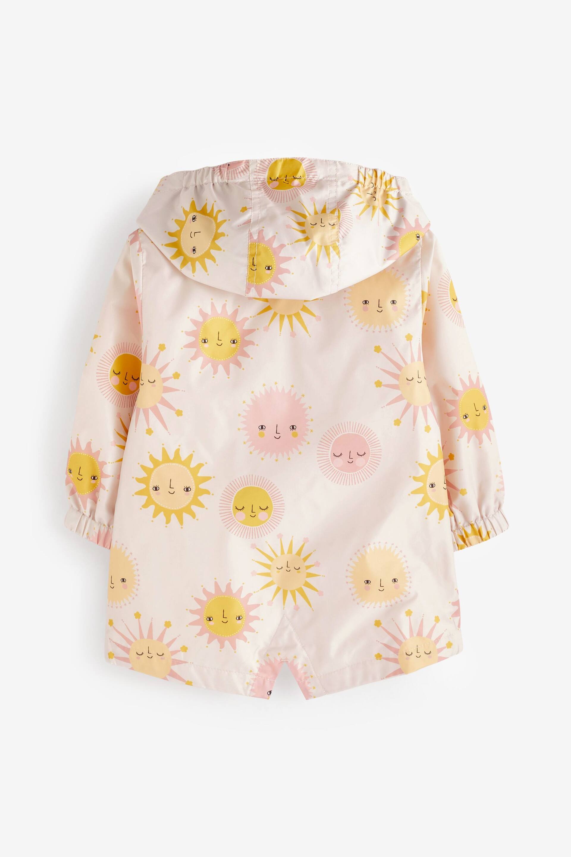 Pink Sun Shower Resistant Printed Cagoule (3mths-7yrs) - Image 6 of 8