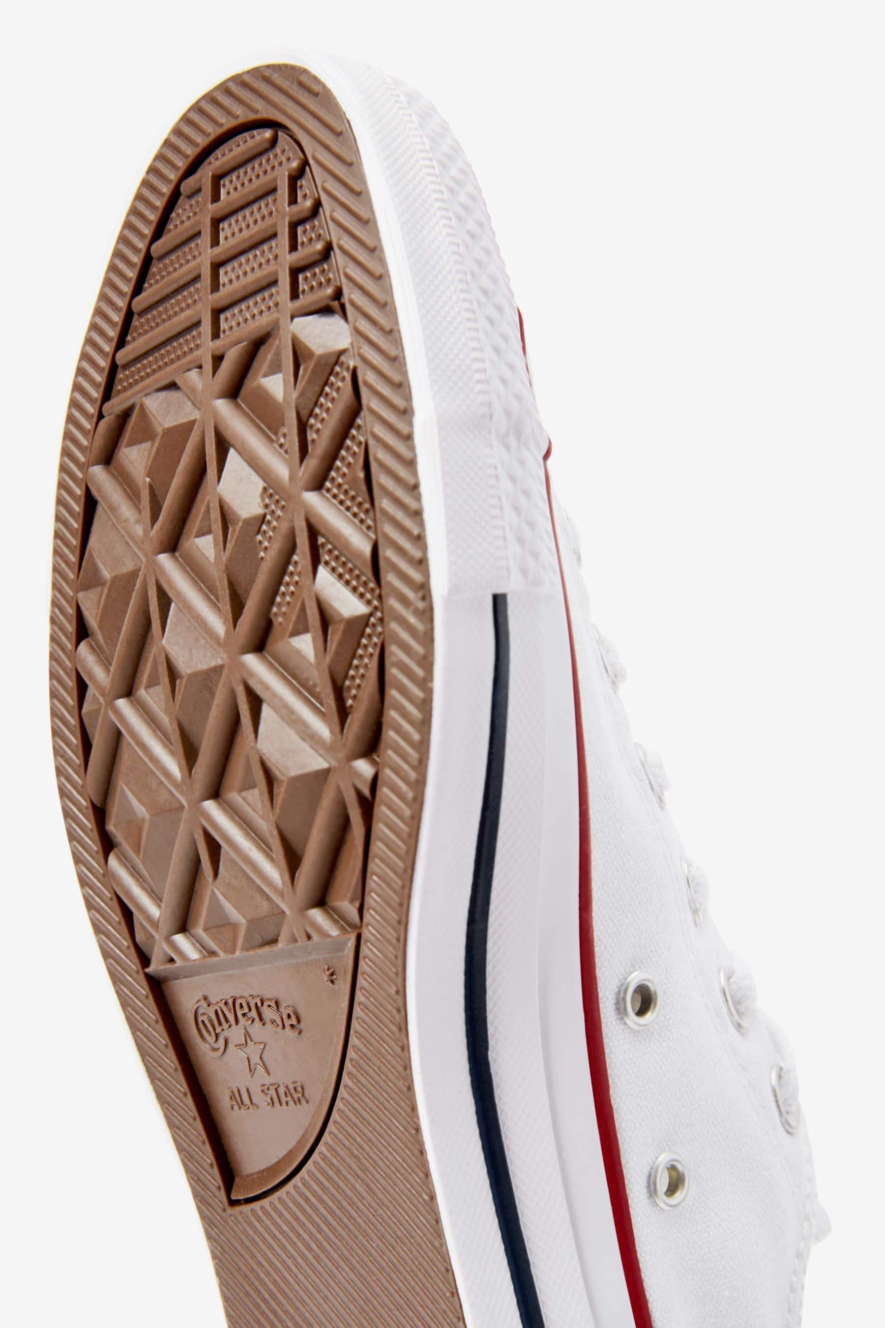 Buy Converse White Wide Fit Chuck Taylor All Star Ox Trainers from Next Peru