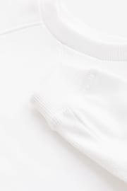 Ecru Off White Oversized Sweatshirt and Shorts Set (3mths-7yrs) - Image 9 of 9