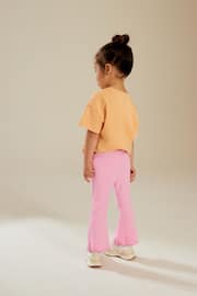 Bright Pink Flare Leggings (3mths-7yrs) - Image 3 of 7