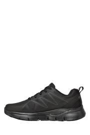 Skechers Black Arch Fit Axtell Slip Resistant Mens  Trainers - Image 2 of 5
