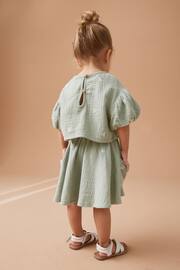 Sage Green Top & Skirt Set (3mths-7yrs) - Image 3 of 7