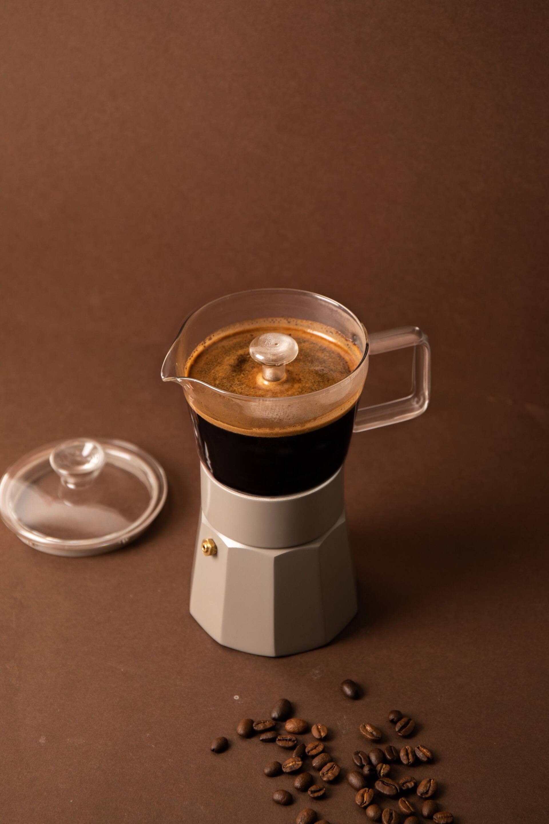 La Cafetière Cream 6 Cup Glass Espresso Maker - Image 1 of 2