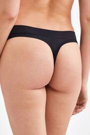 Black Thong Forever Comfort Knickers - Image 2 of 4