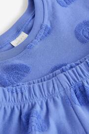 Blue Rainbow Towelling Short Sleeve Top and Shorts Set (3mths-7yrs) - Image 7 of 7