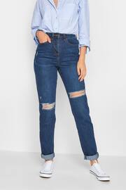 Long Tall Sally Blue UNA Stretch Mom Jeans - Image 2 of 4