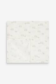 Soft White Baby Muslin Cloths 4 Packs - Image 2 of 5