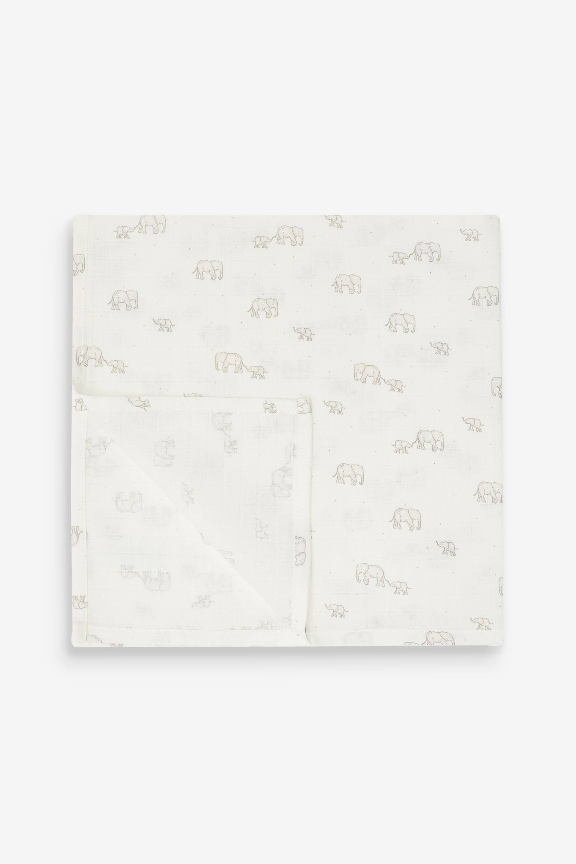 Soft White Baby Muslin Cloths 4 Packs - Image 2 of 5