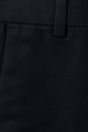 Reiss Navy Eastbury Slim Fit Adjustable Waist Chinos - Image 4 of 4